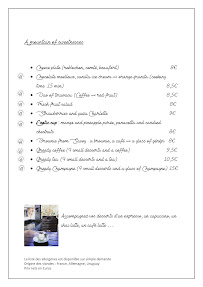 Restaurant Le Comptoir d'Alice à Megève - menu / carte