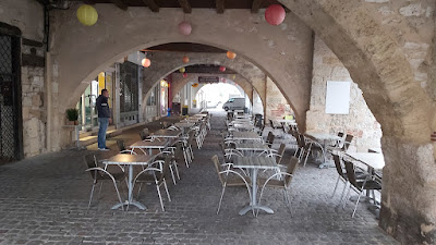 Le bar des arcades à Sainte-Foy-la-Grande