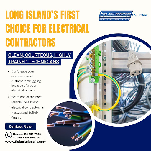 Electrician «Fielack Electric Corporation», reviews and photos, 101 Gazza Blvd, Farmingdale, NY 11735, USA