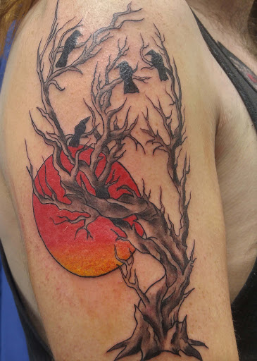 Explore sinner tattoo ideas, creative tattoo ideas in Nashville, available at Titan Tattoo