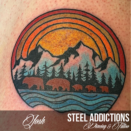 Explore crab tattoo ideas, creative tattoo ideas in Toledo, available at Steel Addictions