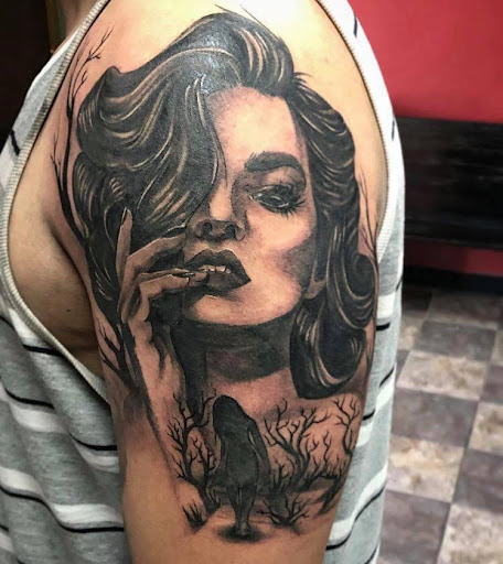 Explore mens viking tattoo ideas, creative tattoo ideas in Sparks, available at Empire Tattoo