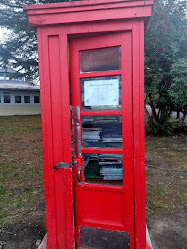 Old red post box- Grums book exchange