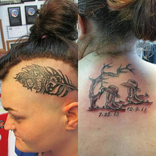 Explore albanian tattoo ideas, creative tattoo ideas in Elko, available at Custom Tattoos and Body Piercing Studio