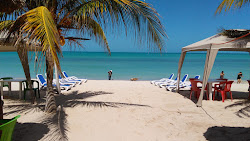 Photo de Champoton beach avec rivage droit, long