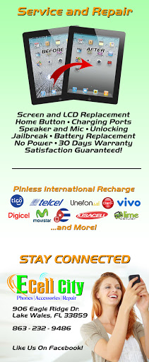 Cell Phone Store «E Cell City», reviews and photos, 906 Eagle Ridge Mall Entrance, Lake Wales, FL 33859, USA