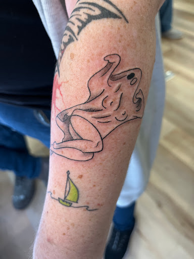 Explore mens cover up tattoo ideas, creative tattoo ideas in Texarkana, available at Black Pines Gallery