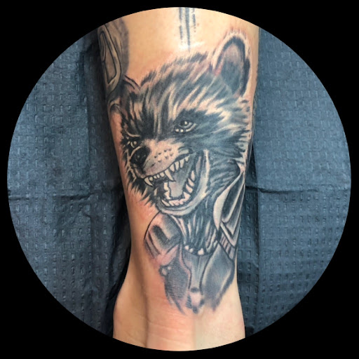 Explore mushu tattoo ideas, creative tattoo ideas in Pottsville, available at Good Vibrations Ink Tattoo and Body Piercing
