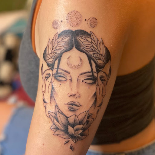 Explore saxophone tattoo ideas, creative tattoo ideas in Grand Junction, available at The Loft Tattoo Studio