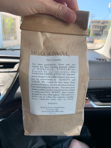 Coffee Store «Norfolk Coffee & Tea Co», reviews and photos, 212 E 18th St, Norfolk, VA 23517, USA