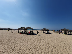 Foto de Ashdod separate beach com linha costeira longa e reta