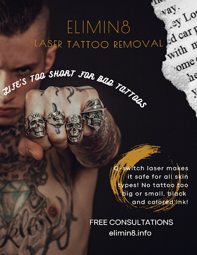 Explore pentagram tattoo ideas, creative tattoo ideas in Twin Falls, available at Elimin8 Tattoo Removal
