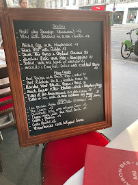 Menu / carte de Maison Bès à Paris