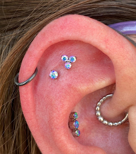 Explore cake tattoo ideas, creative tattoo ideas in Dover, available at Agap Body Piercings