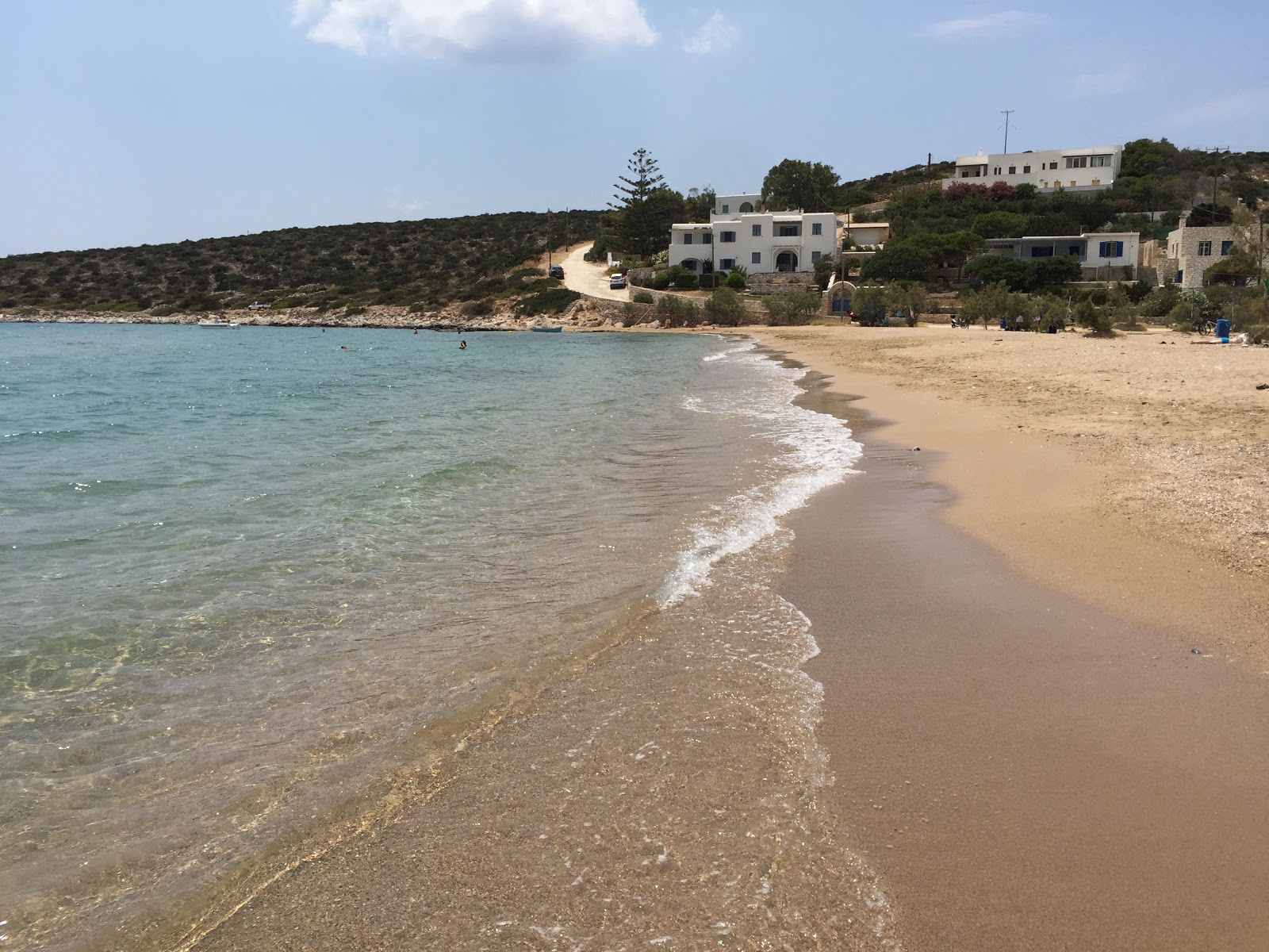 Agios Nikolaos beach'in fotoğrafı çok temiz temizlik seviyesi ile