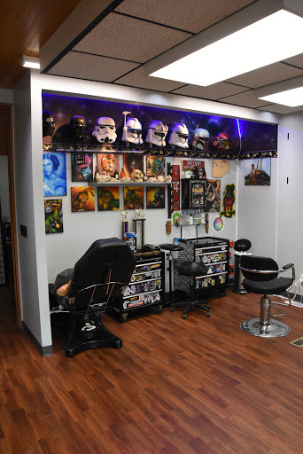 Explore gojo tattoo ideas, creative tattoo ideas in Des Moines, available at All Seeing Eye Tattoo