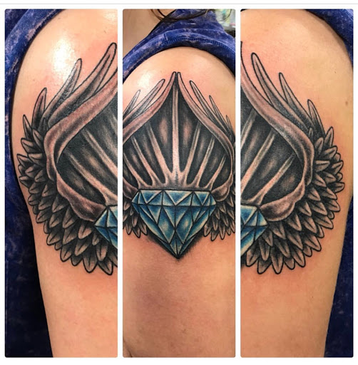 Explore upper arm tattoo ideas for females, creative tattoo ideas in Hendersonville, available at Endless Kreations Custom Tattoo & Piercing LLC