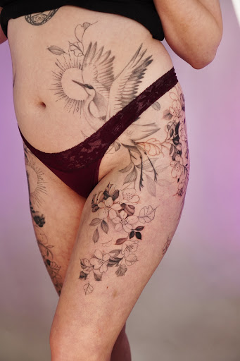 Explore 50th birthday tattoo ideas, creative tattoo ideas in Portland, available at Midnight Tattoo