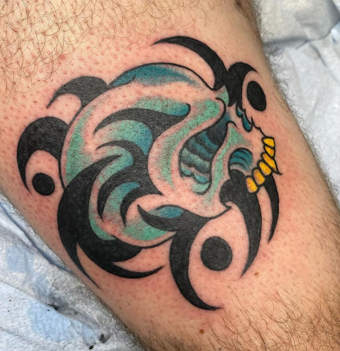 Explore inner arm cover up tattoo ideas, creative tattoo ideas in Delmar, available at Resolute Tattoo