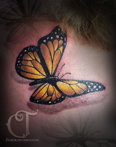 Explore cool face tattoo ideas, creative tattoo ideas in Houlton, available at Crowes Tattoos