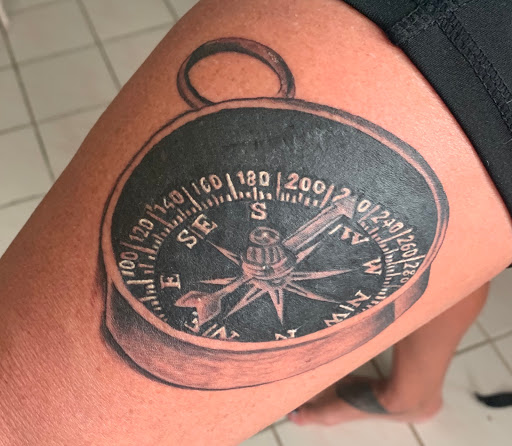 Explore full sleeve tattoo ideas for females, creative tattoo ideas in Lakeland, available at Lyons Den Tattoo Company