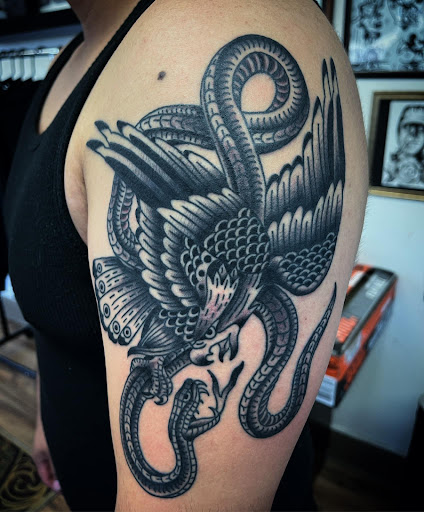 Explore soccer tattoos ideas, creative tattoo ideas in Madera, available at Sea Wolf Tattoo