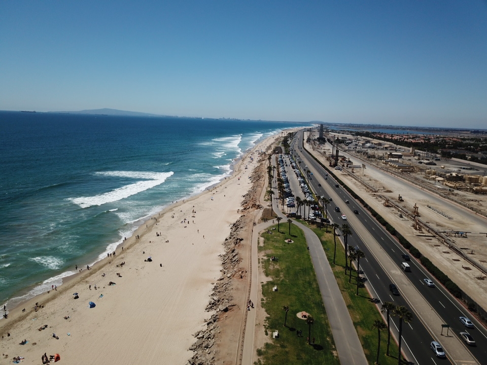 Huntington Dog Beach'in fotoğrafı düz ve uzun ile birlikte