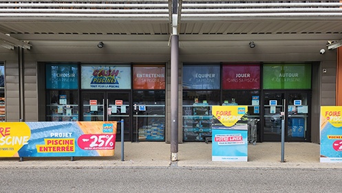 Magasin de matériel pour piscines Cash Piscines Annecy