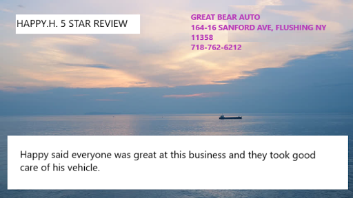 Mechanic «Great Bear Auto Repair & Auto Body Shop», reviews and photos, 164-16 Sanford Ave, Flushing, NY 11358, USA