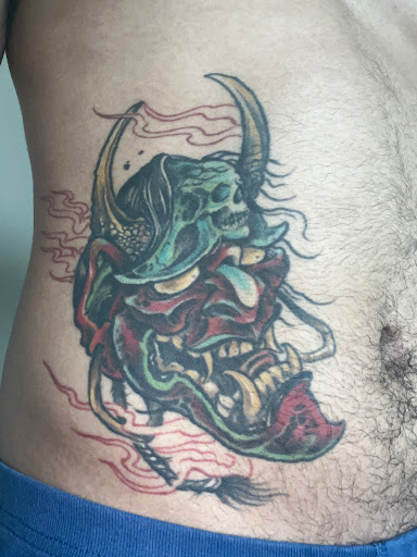 Explore scenery tattoo ideas, creative tattoo ideas in Oak Grove, available at NeverMore Galleries Tattoo Studio