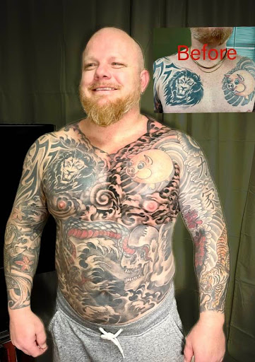 Explore astronomy tattoo ideas, creative tattoo ideas in Garden Grove, available at Anna Hang Tattoo