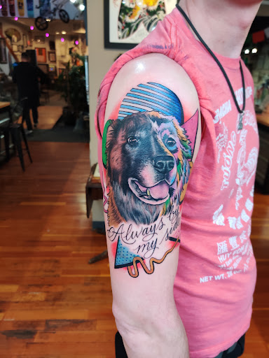 Explore black clover tattoo ideas, creative tattoo ideas in Bloomington, available at Illinois Tattoo Co