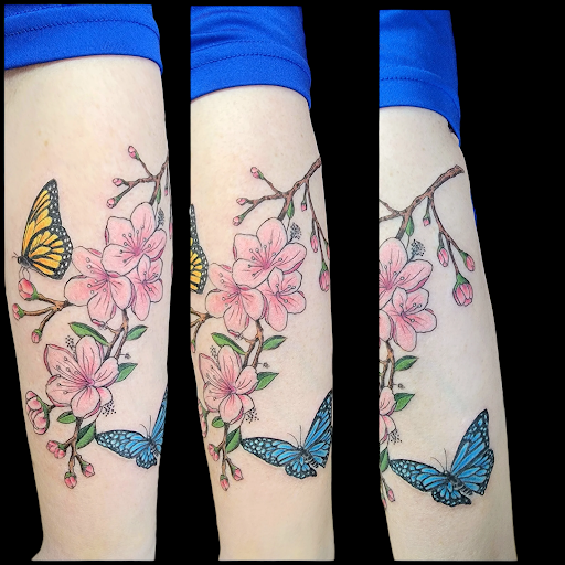 Explore steampunk tattoo ideas, creative tattoo ideas in Linden, available at Physical Graffiti