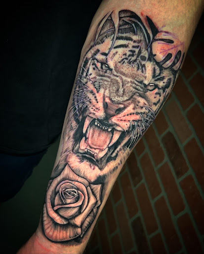 Explore matching tattoo ideas for guys, creative tattoo ideas in Roanoke, available at Saint Cecilias Art Studio