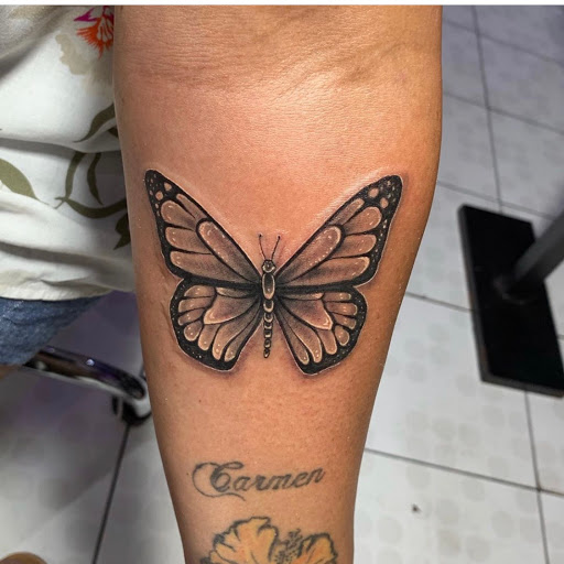 Explore arrow tattoo ideas for men, creative tattoo ideas in Bronx, available at Anarchy Tattoo Studios