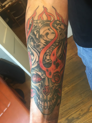 Explore y2k tattoo ideas, creative tattoo ideas in Milford, available at Golden Hammer Tattoo Studios