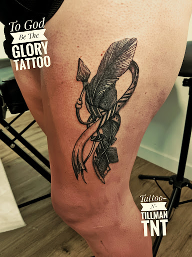 Explore group tattoo ideas, creative tattoo ideas in Grand Coulee, available at To God Be The Glory Tattoo & Piercing