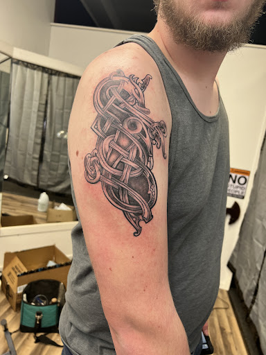 Explore thistle tattoo ideas, creative tattoo ideas in Alfred, available at Tattooed Spirit