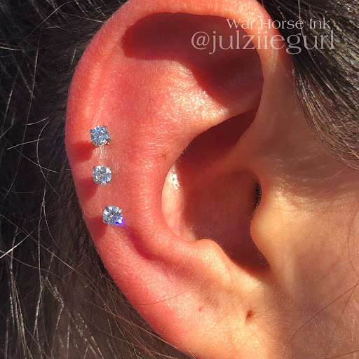 Explore music lover tattoo ideas, creative tattoo ideas in Kent, available at War Horse Ink