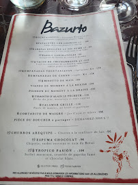 Bazurto - Restaurant festif par Juan Arbelaez à Paris carte