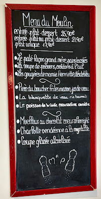 Menu / carte de Le Moulin à Poivre à Les Sables-d'Olonne