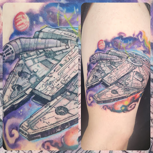 Explore sunscreen tattoo ideas, creative tattoo ideas in Augusta, available at Mr. Tattoo