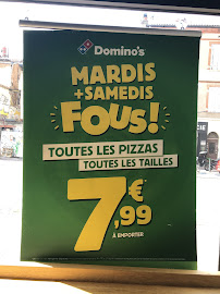 Menu / carte de Domino's Toulouse - St-Michel à Toulouse