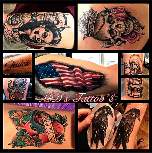 Explore wedding date tattoo ideas, creative tattoo ideas in Morgan Hill, available at ART OF THE HEART TATTOO & PIERCINGS