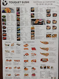 Menu du TOUQUET SUSHI à Le Touquet-Paris-Plage