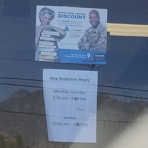 Book Store «Goodwill Bookstore and Donation Center», reviews and photos, 1760 W Foothill Blvd, Upland, CA 91786, USA