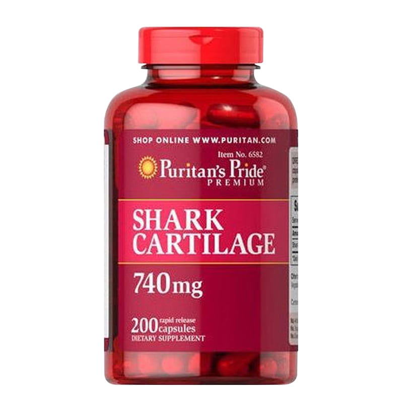 Viên sụn cá mập Puritans Pride Shark Cartilage