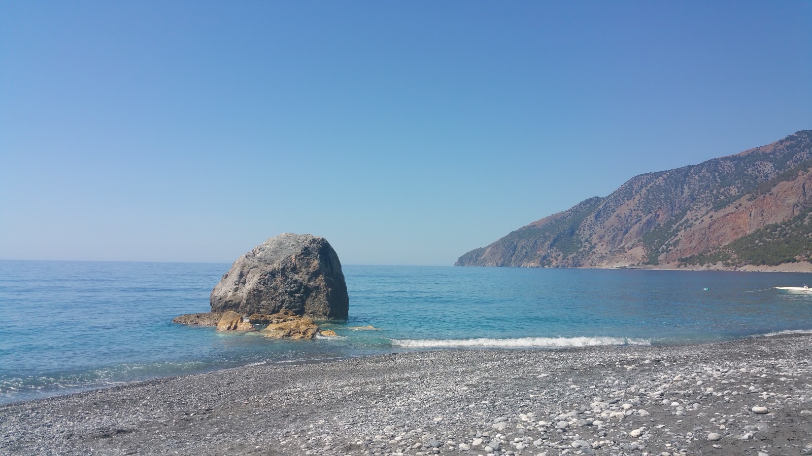 Photo of Ag. Pavlos beach located in natural area