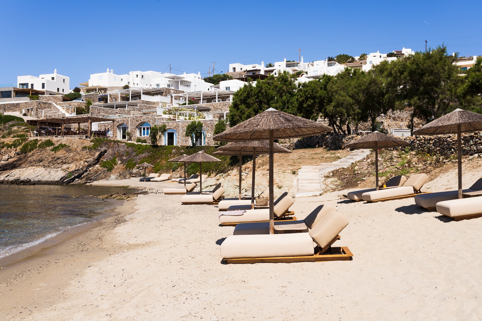 Foto di Glyfadi Beach e l'insediamento