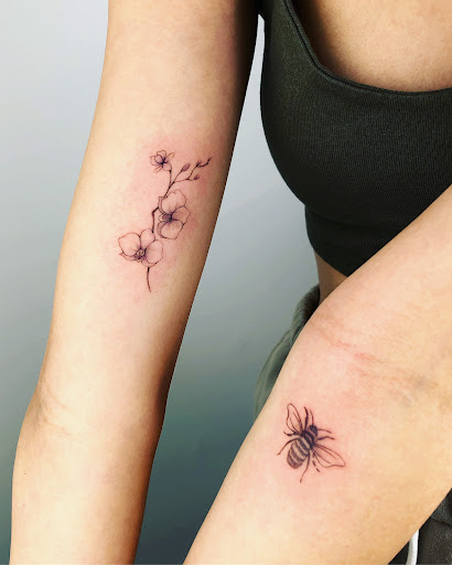 Explore animal tattoo ideas for guys, creative tattoo ideas in Orange, available at Baron Art Tattoo